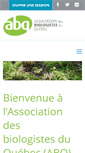 Mobile Screenshot of abq.qc.ca
