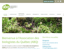 Tablet Screenshot of abq.qc.ca